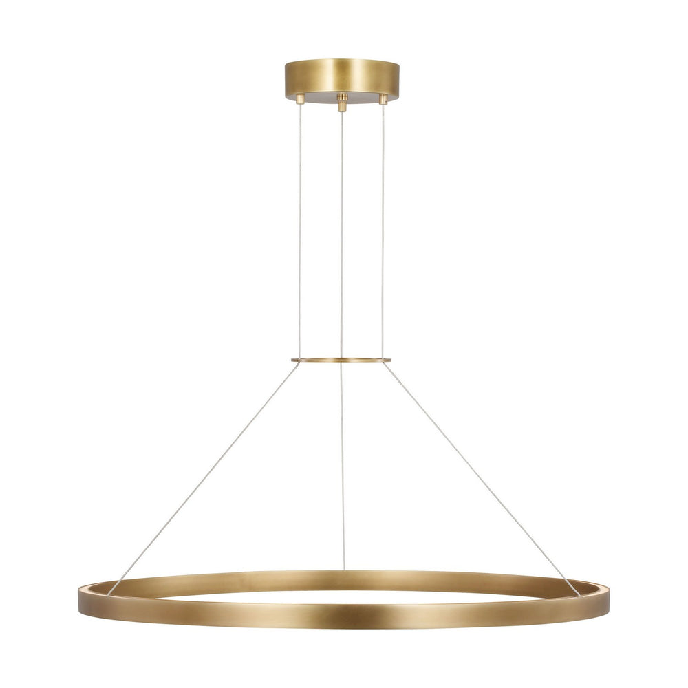 Visual Comfort Modern - LED Chandelier - Fiama - Plated Brass- Union Lighting Luminaires Decor
