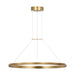 Visual Comfort Modern - LED Chandelier - Fiama - Plated Brass- Union Lighting Luminaires Decor