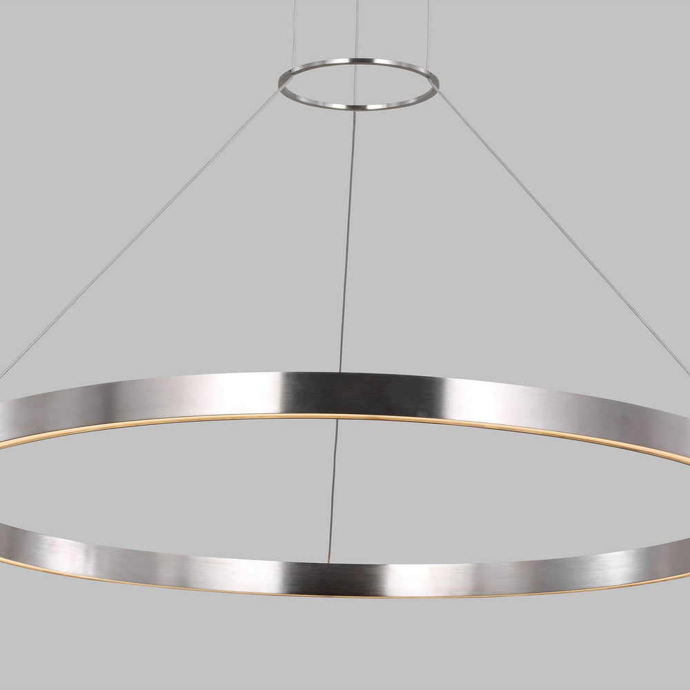 Visual Comfort Modern - LED Chandelier - Fiama - Satin Nickel- Union Lighting Luminaires Decor