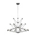 Visual Comfort Modern - LED Chandelier - Lassell - Dark Bronze- Union Lighting Luminaires Decor