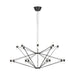Visual Comfort Modern - LED Chandelier - Lassell - Dark Bronze- Union Lighting Luminaires Decor