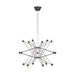 Visual Comfort Modern - LED Chandelier - Lassell - Dark Bronze- Union Lighting Luminaires Decor