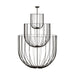 Visual Comfort Modern - LED Chandelier - Sanchi - Aged Iron- Union Lighting Luminaires Decor