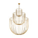 Visual Comfort Modern - LED Chandelier - Sanchi - Polished Antique Brass- Union Lighting Luminaires Decor