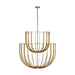 Visual Comfort Modern - LED Chandelier - Sanchi - Polished Antique Brass- Union Lighting Luminaires Decor