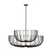 Visual Comfort Modern - LED Chandelier - Sanchi - Aged Iron- Union Lighting Luminaires Decor