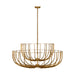 Visual Comfort Modern - LED Chandelier - Sanchi - Polished Antique Brass- Union Lighting Luminaires Decor