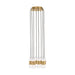 Visual Comfort Modern - LED Chandelier - Lassell - Natural Brass- Union Lighting Luminaires Decor