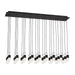 Visual Comfort Modern - LED Chandelier - Lassell - Nightshade Black- Union Lighting Luminaires Decor