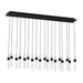 Visual Comfort Modern - LED Chandelier - Lassell - Nightshade Black- Union Lighting Luminaires Decor
