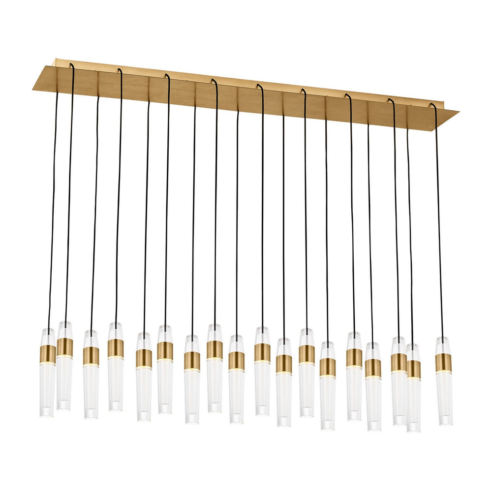 Visual Comfort Modern - LED Chandelier - Lassell - Nightshade Black- Union Lighting Luminaires Decor