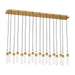 Visual Comfort Modern - LED Chandelier - Lassell - Nightshade Black- Union Lighting Luminaires Decor