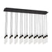 Visual Comfort Modern - LED Chandelier - Lassell - Nightshade Black- Union Lighting Luminaires Decor