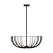 Visual Comfort Modern - LED Semi Flush Mount - Sanchi - Aged Iron- Union Lighting Luminaires Decor