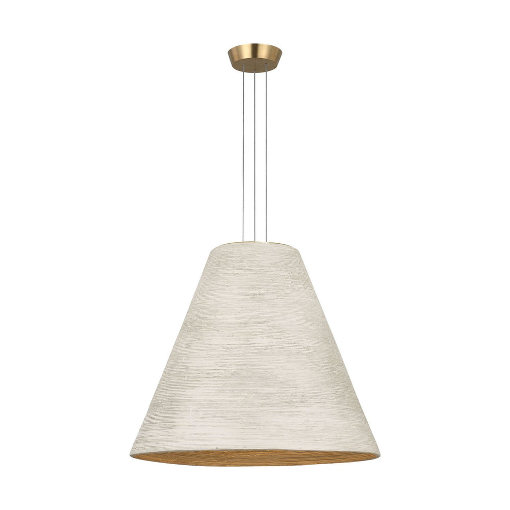 Visual Comfort Modern - LED Pendant - Karam - Natural Brass- Union Lighting Luminaires Decor