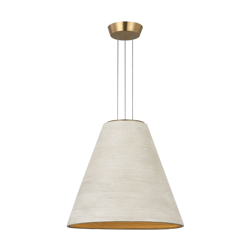 Visual Comfort Modern - LED Pendant - Karam - Natural Brass- Union Lighting Luminaires Decor