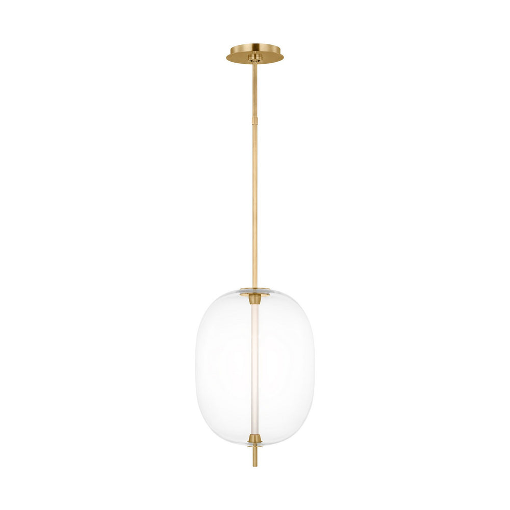 Visual Comfort Modern - LED Pendant - Heian - Natural Brass- Union Lighting Luminaires Decor