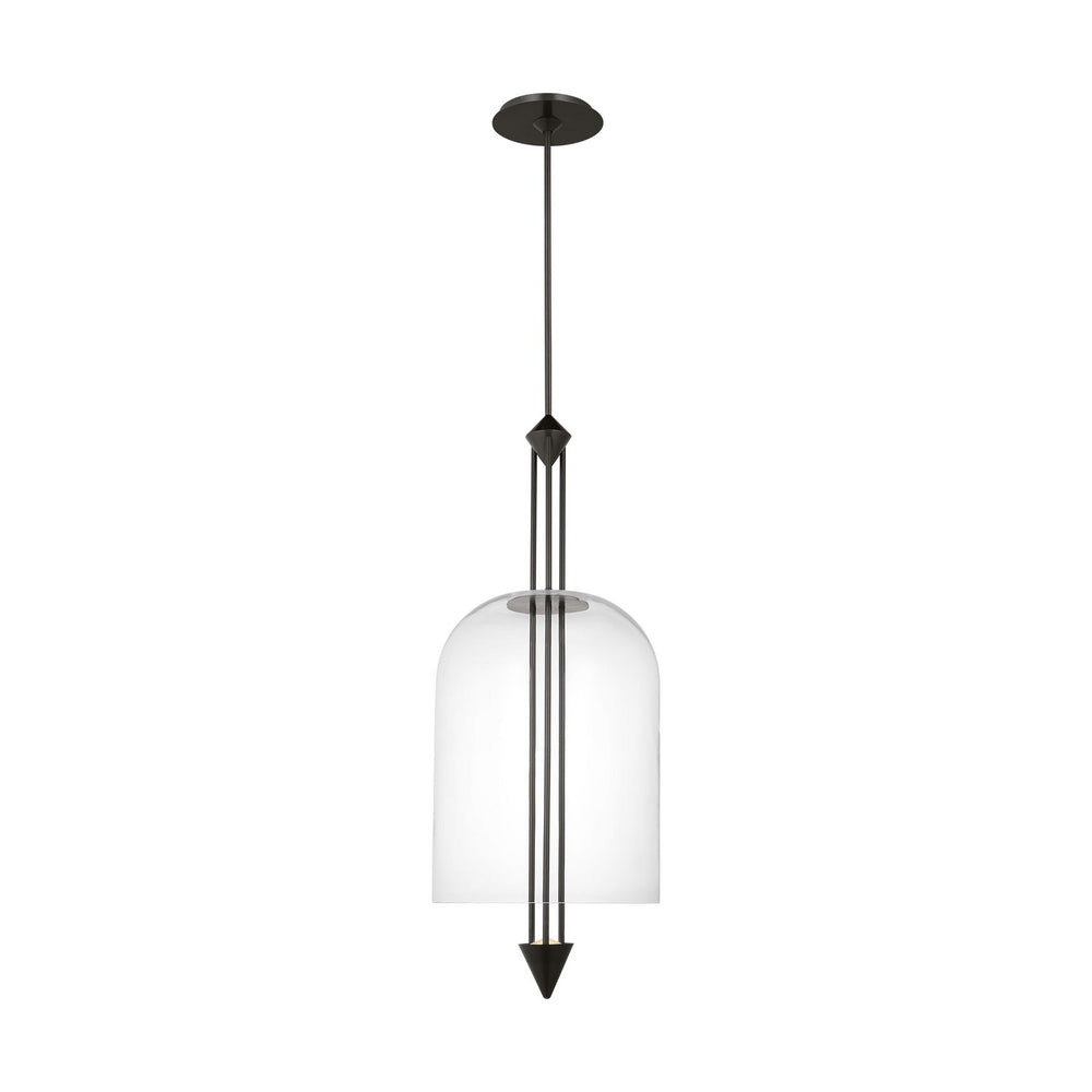 Visual Comfort Modern - LED Pendant - Cathedral - Dark Bronze- Union Lighting Luminaires Decor