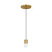 Visual Comfort Modern - LED Pendant - Lassell - Natural Brass- Union Lighting Luminaires Decor
