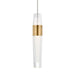Visual Comfort Modern - LED Pendant - Lassell - Natural Brass- Union Lighting Luminaires Decor