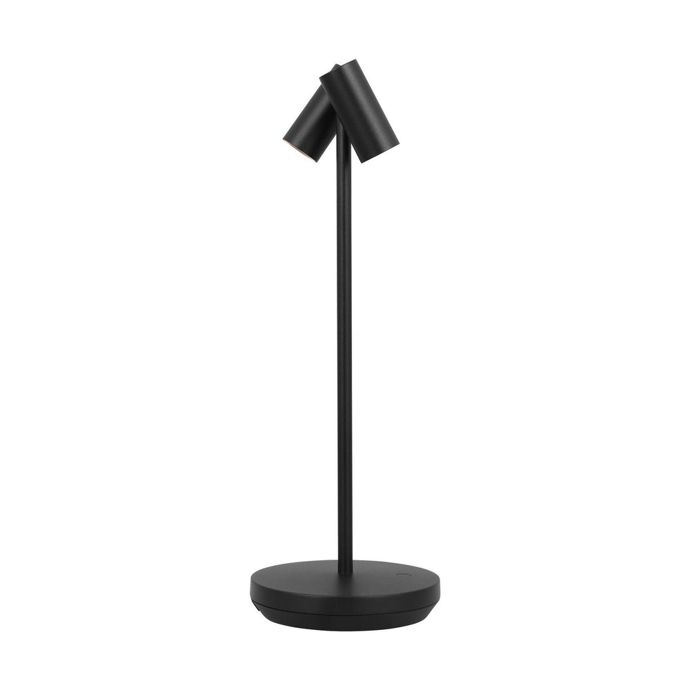 Visual Comfort Modern - LED Table Lamp - Doppia - Black- Union Lighting Luminaires Decor