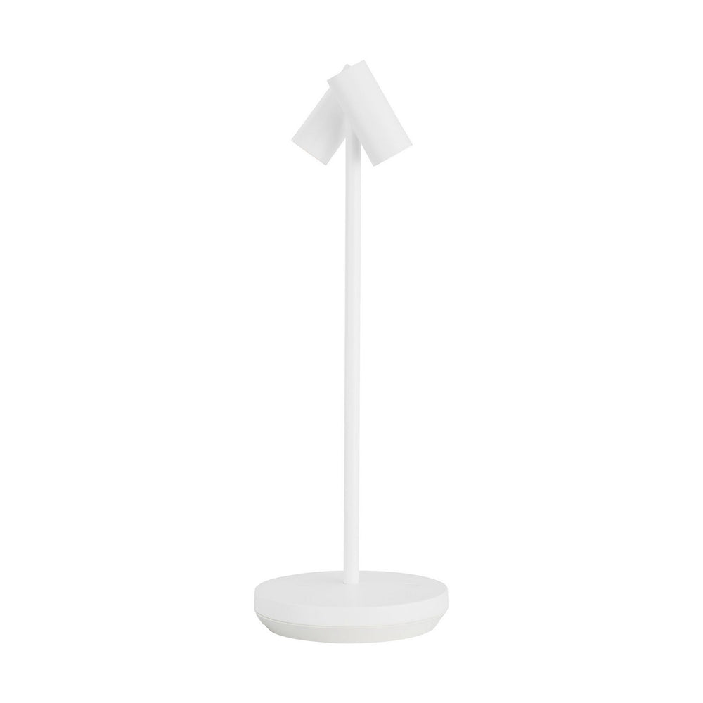 Visual Comfort Modern - LED Table Lamp - Doppia - Matte White- Union Lighting Luminaires Decor