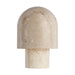 Visual Comfort Modern - LED Table Lamp - Kennett - Natural Travertine- Union Lighting Luminaires Decor