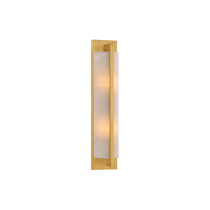 Savoy House - Two Light Wall Sconce - Newell - Warm Brass- Union Lighting Luminaires Decor