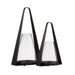 Arteriors - Hurricanes, Set of 2 - Dayton - Clear/Blackened Iron- Union Lighting Luminaires Decor