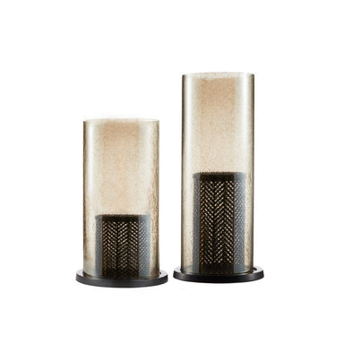 Arteriors - Hurricanes, Set of 2 - Dabney - Smoke Luster/Bronze/Bronze- Union Lighting Luminaires Decor
