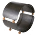 Arteriors - Log Holder - Cannon - Blackened Iron/Sienna- Union Lighting Luminaires Decor