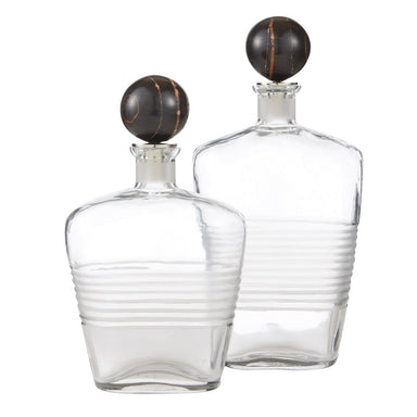 Arteriors - Decanters, Set of 2 - Eaves - Clear/Bengal- Union Lighting Luminaires Decor