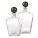 Arteriors - Decanters, Set of 2 - Eaves - Clear/Bengal- Union Lighting Luminaires Decor