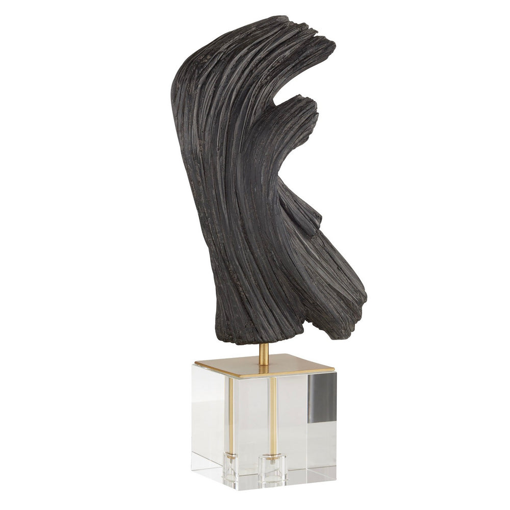 Arteriors - Sculpture - Edris - Ebony/Antique Brass/Clear- Union Lighting Luminaires Decor