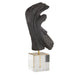 Arteriors - Sculpture - Edris - Ebony/Antique Brass/Clear- Union Lighting Luminaires Decor