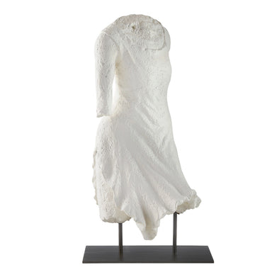 Arteriors - Sculpture - Decilia - Matte White Plaster/English Bronze- Union Lighting Luminaires Decor