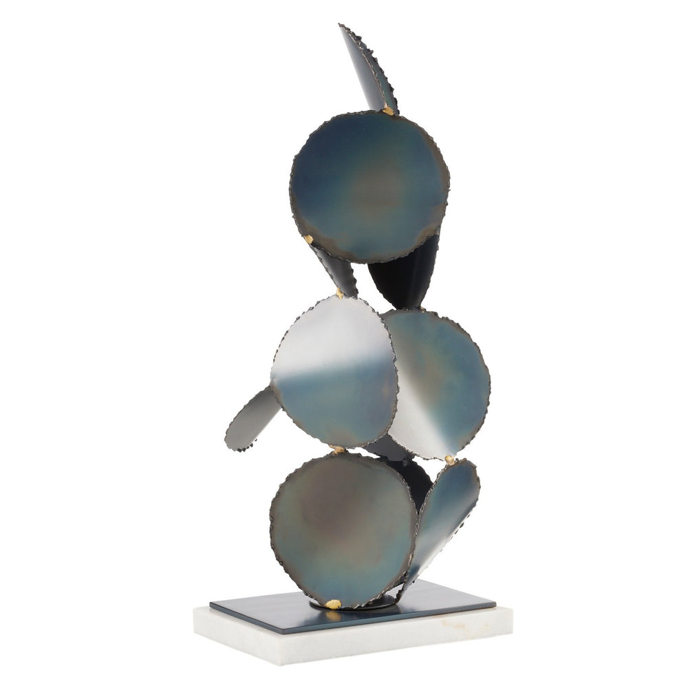 Arteriors - Sculpture - Kensey - Burnt Iron/White- Union Lighting Luminaires Decor
