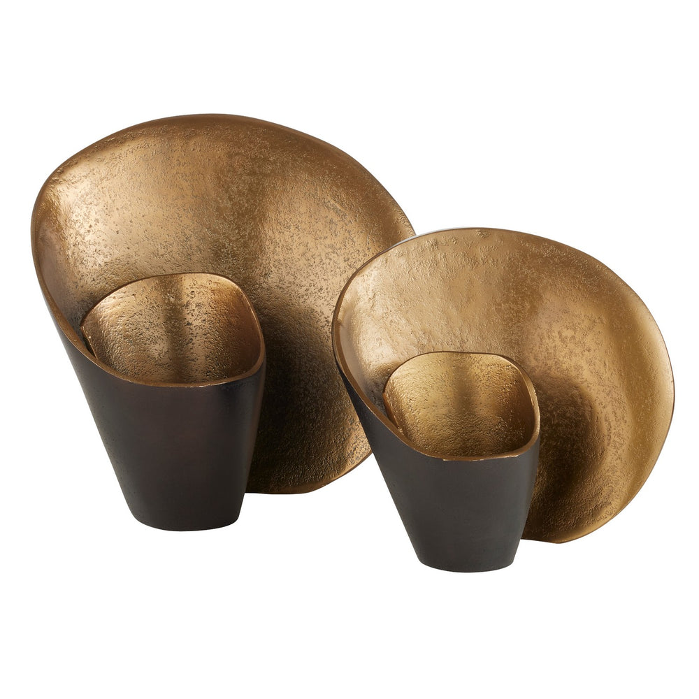 Arteriors - Sculptures, Set of 2 - Demarco - Antique Brass/Bronze- Union Lighting Luminaires Decor