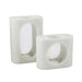 Arteriors - Vases, Set of 2 - Emilie - Ivory/Clear- Union Lighting Luminaires Decor