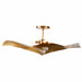 Arteriors - Three Light Flush Mount - Daniella - Vintage Brass- Union Lighting Luminaires Decor