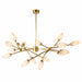 Arteriors - 16 Light Chandelier - Ember - Antique Brass/Matte Swirl- Union Lighting Luminaires Decor