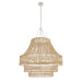 Arteriors - Eight Light Chandelier - Tulane - Natural/Natural/White- Union Lighting Luminaires Decor