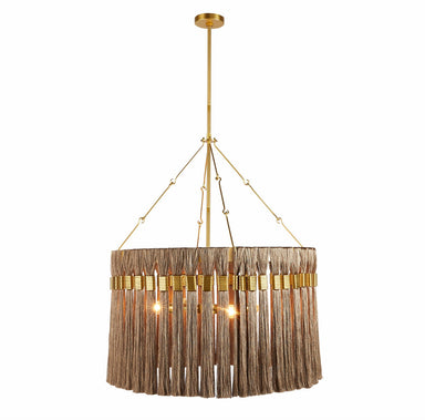 Arteriors - Four Light Chandelier - Dutchess - Gold and Gray/Antique Brass- Union Lighting Luminaires Decor