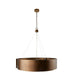 Arteriors - Five Light Chandelier - Dante - Antique Brass/Frosted- Union Lighting Luminaires Decor