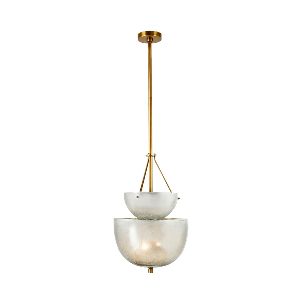Arteriors - Four Light Chandelier - Colleen - Antique Mercury/Antique Brass- Union Lighting Luminaires Decor