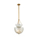 Arteriors - Four Light Chandelier - Colleen - Antique Mercury/Antique Brass- Union Lighting Luminaires Decor