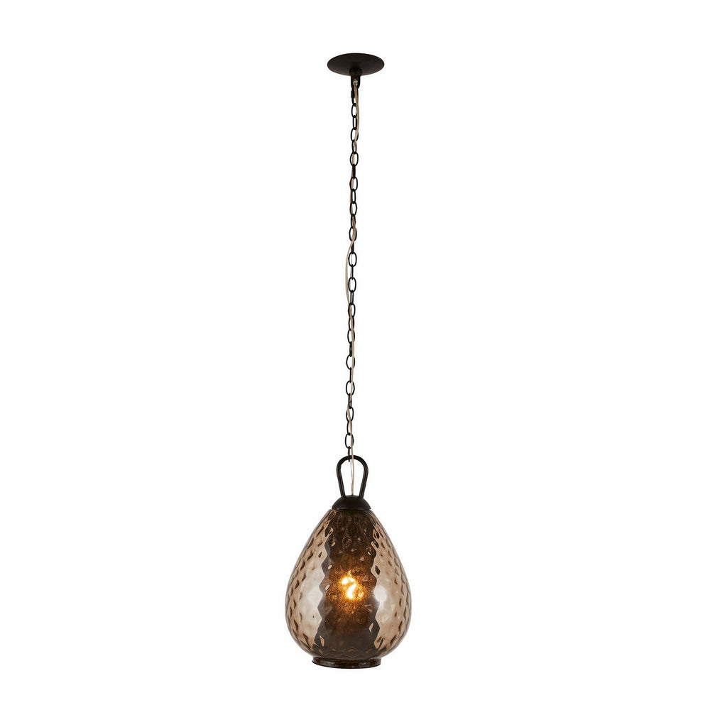 Arteriors - One Light Pendant - Eureka - Smoke/Bronze- Union Lighting Luminaires Decor