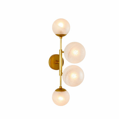 Arteriors - Four Light Wall Sconce - Christelle - Matte Swirl/Antique Brass- Union Lighting Luminaires Decor