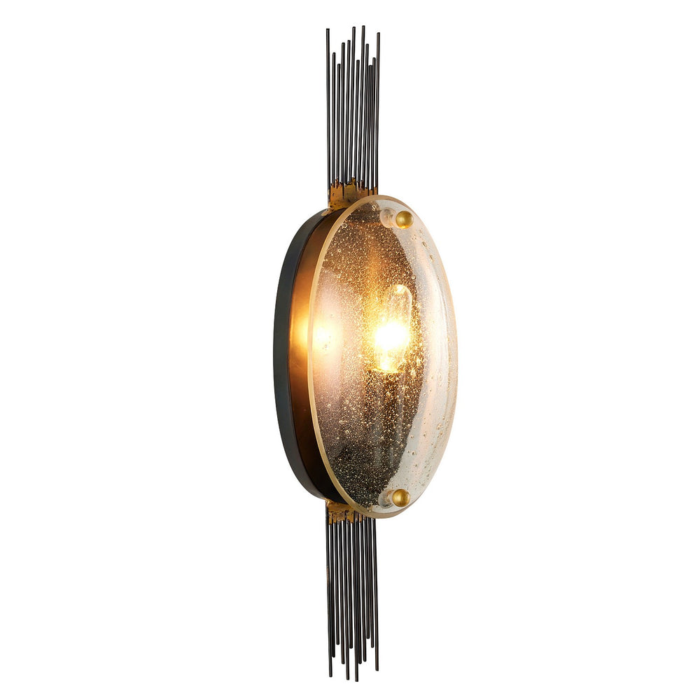 Arteriors - One Light Wall Sconce - Ernest - Clear/Natural/Antique Brass- Union Lighting Luminaires Decor