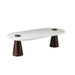 Arteriors - Coffee Table - Delaney - White/Umber- Union Lighting Luminaires Decor